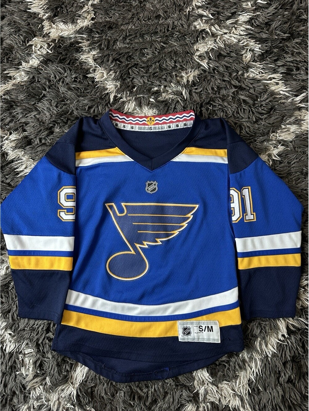 NHL St. Louis Blues Vladimir Tarasenko #91 Hockey Jersey Size S/M